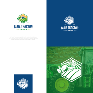 Diseño de Logo por alitjuara para Blue Tractor Farms | Diseño #20154966