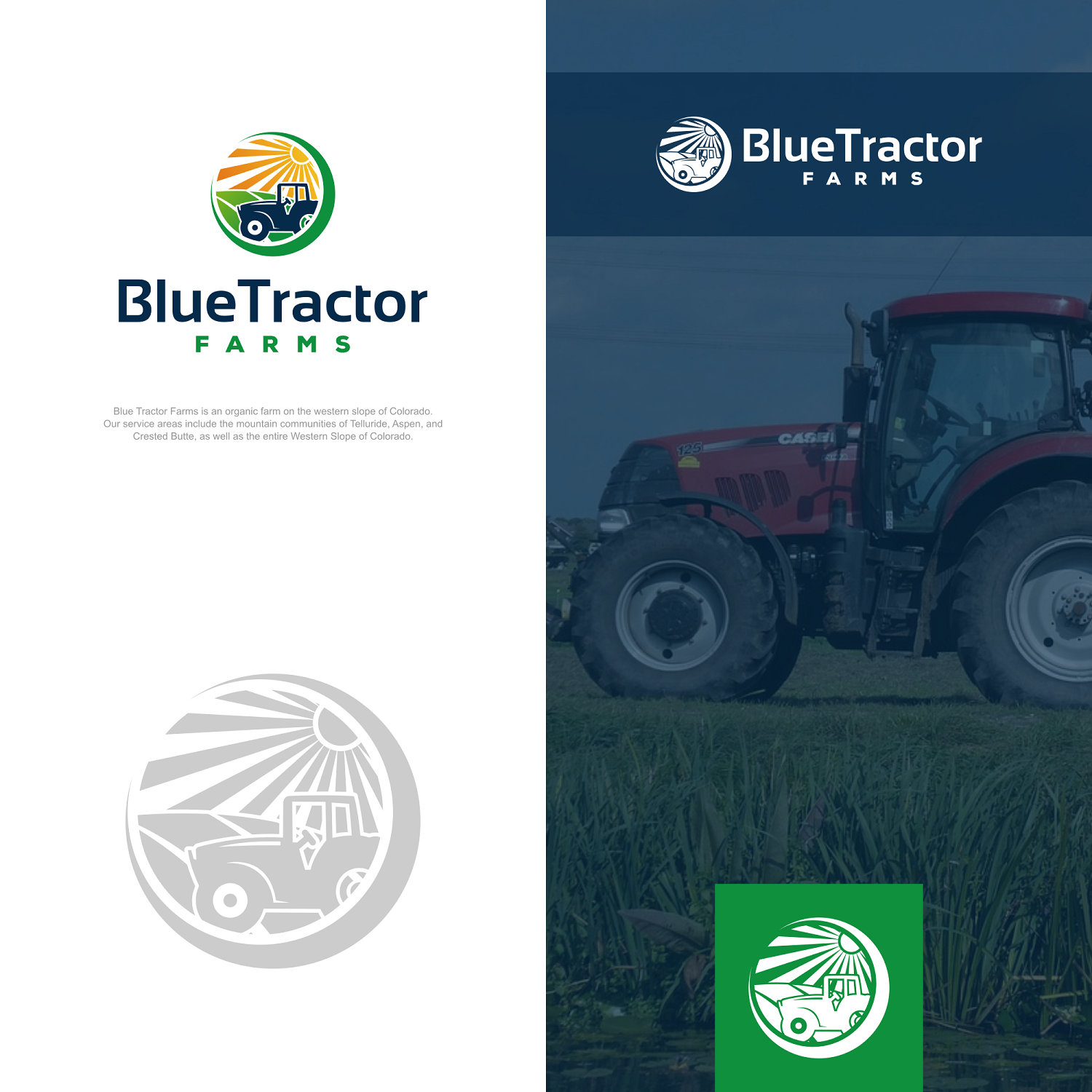 Logo Design by alitjuara for Blue Tractor Farms | Design #20154967