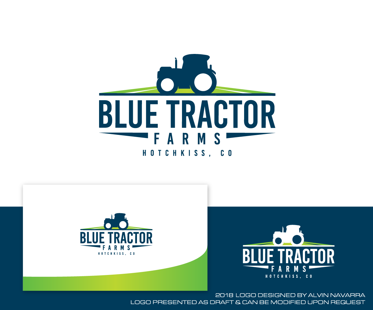 Logo Design by alvinnavarra for Blue Tractor Farms | Design #20108912