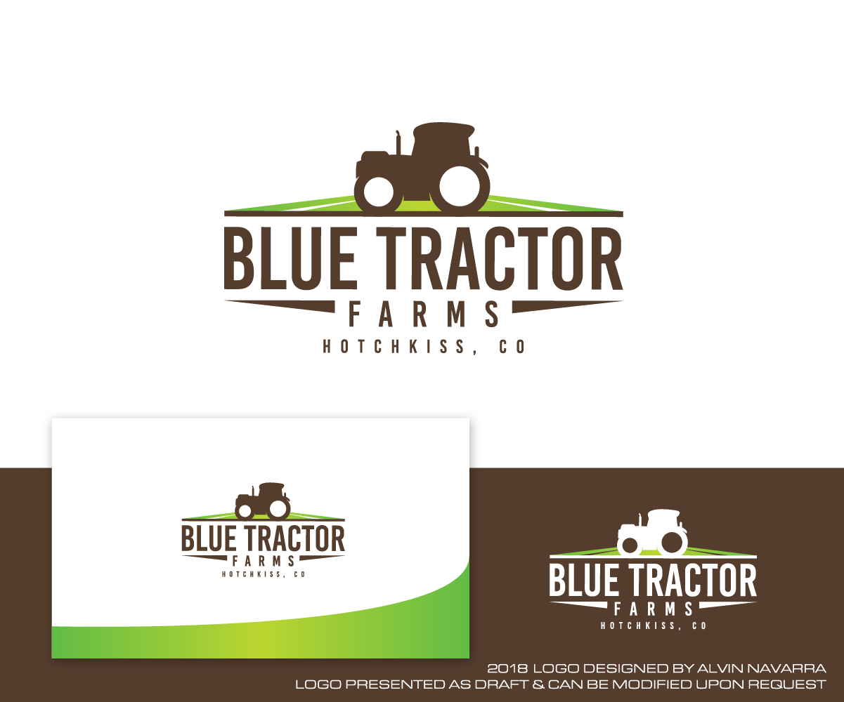 Logo Design by alvinnavarra for Blue Tractor Farms | Design #20108915