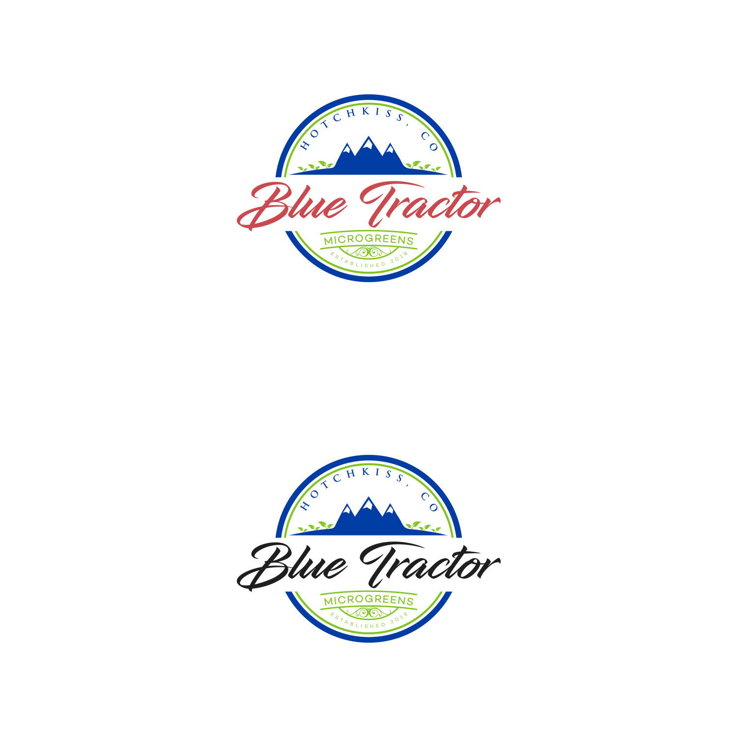 Logo Design by DesignDUO for Blue Tractor Farms | Design #20161481
