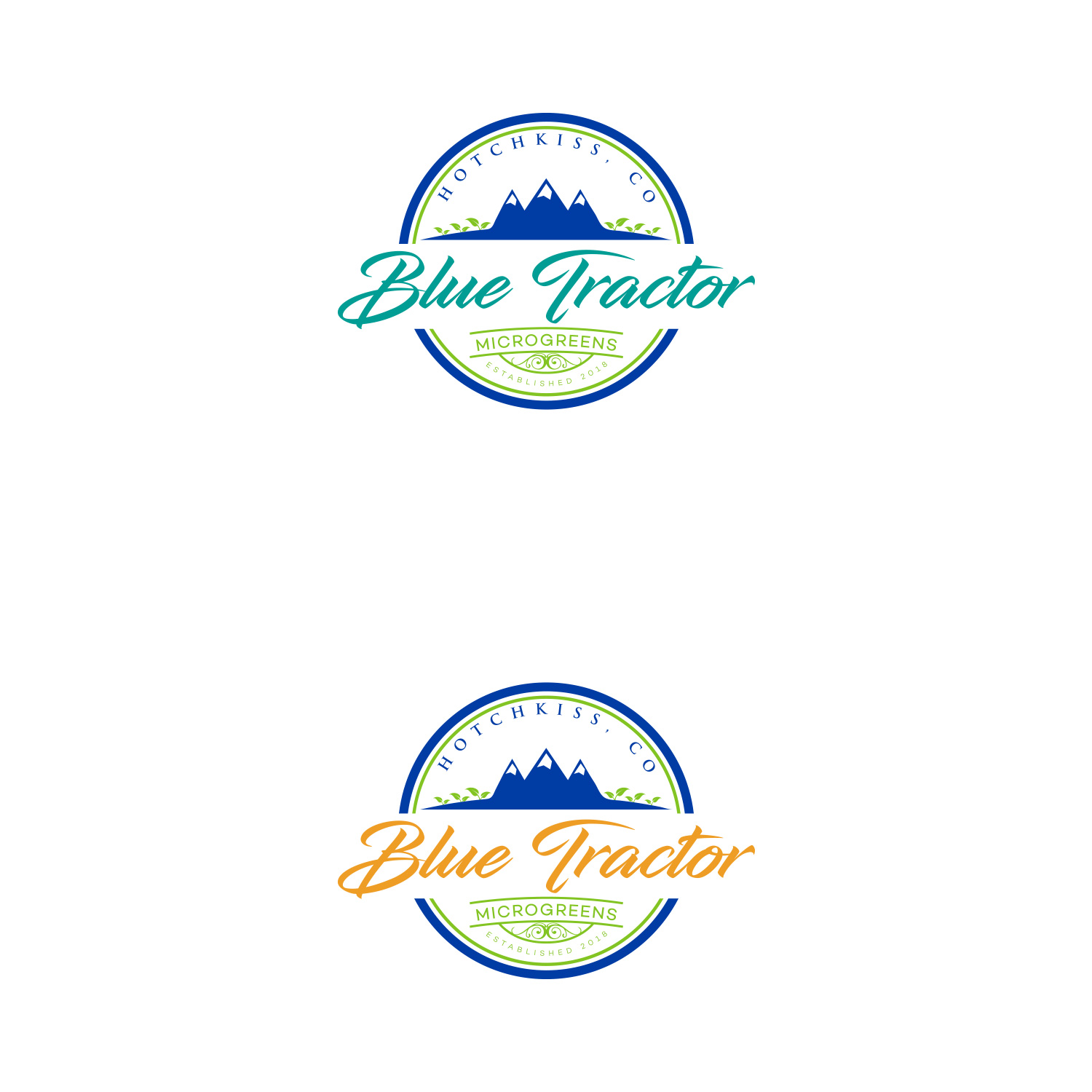 Logo Design by DesignDUO for Blue Tractor Farms | Design #20161482