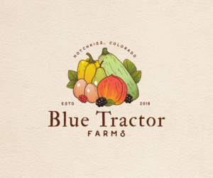 Blue Tractor Farms -  Hotchkiss, Co  | Logo Design by 91.kremena.petrova