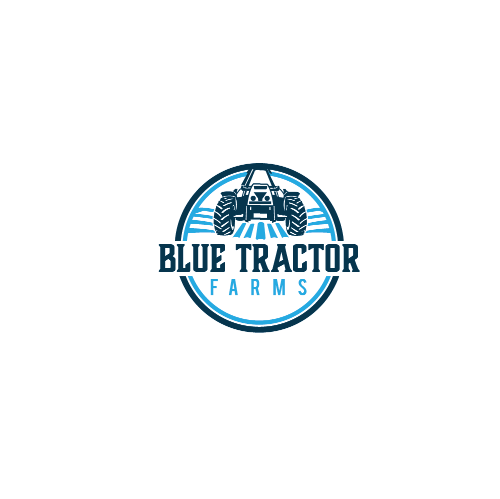 Logo Design by Arthy for Blue Tractor Farms | Design #20103303