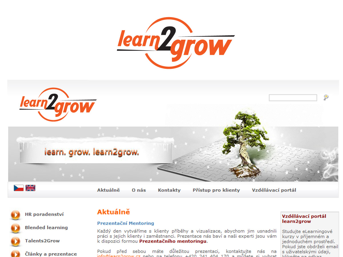 Diseño de Logo por Vicez para learn2grow s.r.o. | Diseño #2918592