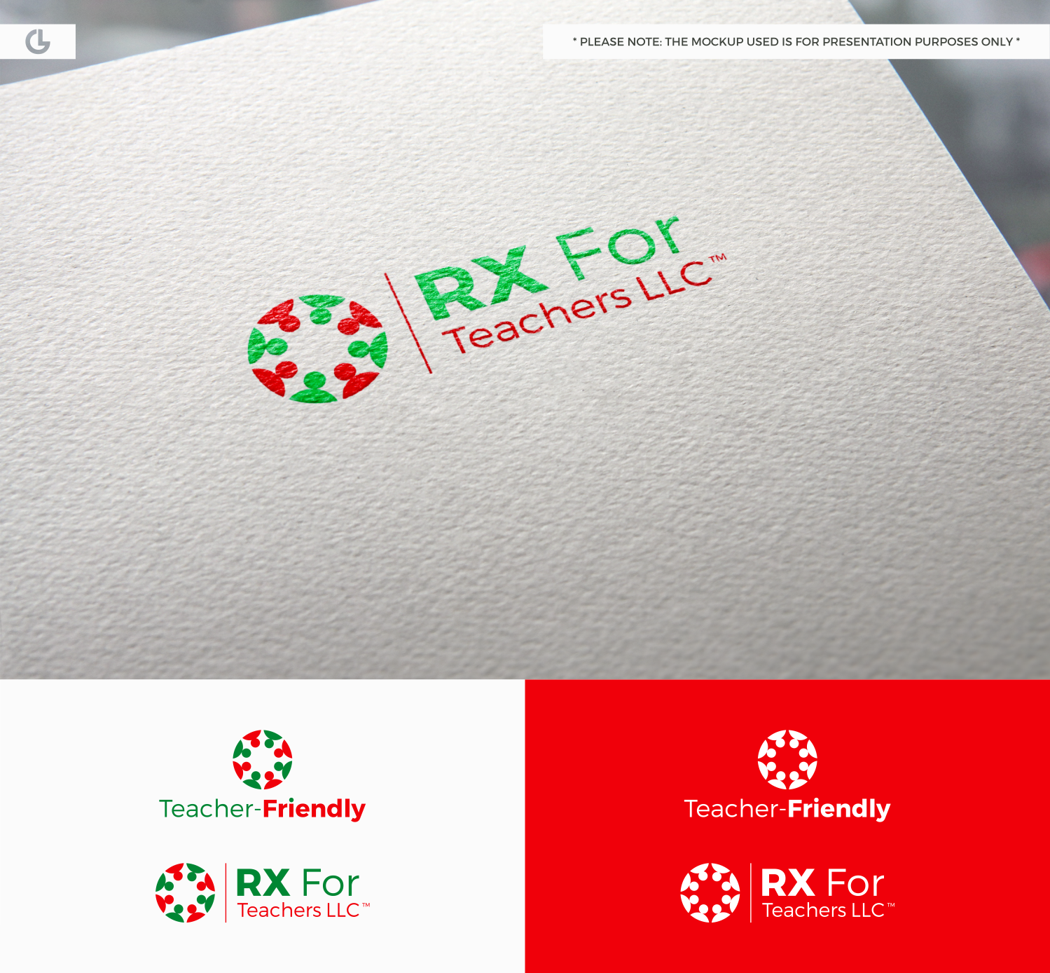 Diseño de Logo por R!CKY para RX For Teachers LLC™ | Diseño #20139516