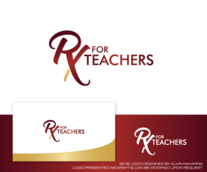 Diseño de Logo por alvinnavarra para RX For Teachers LLC™ | Diseño: #20099786