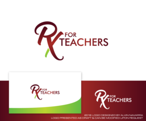 Diseño de Logo por alvinnavarra para RX For Teachers LLC™ | Diseño: #20099796