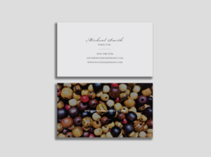 wooden jewelry - Perlenketten | Design de Carte de Visite par Tripti Ranjan Gain