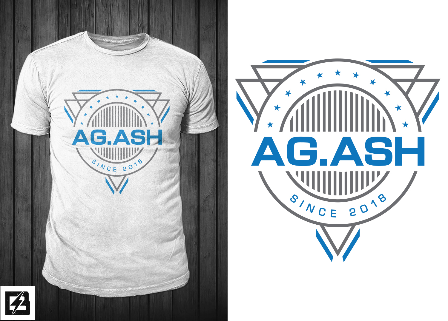 T-shirt Design by Barney Stinson for AG.ASH | Design #20139667
