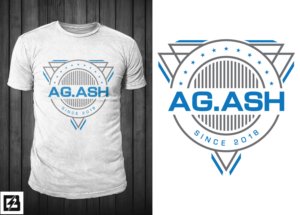 AG.ASH* | T-shirt Design by Barney Stinson