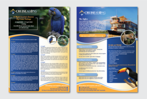 Amazon Fly/Cruise Expedition Cruise Package. | Diseño de Flyer por Alexandar