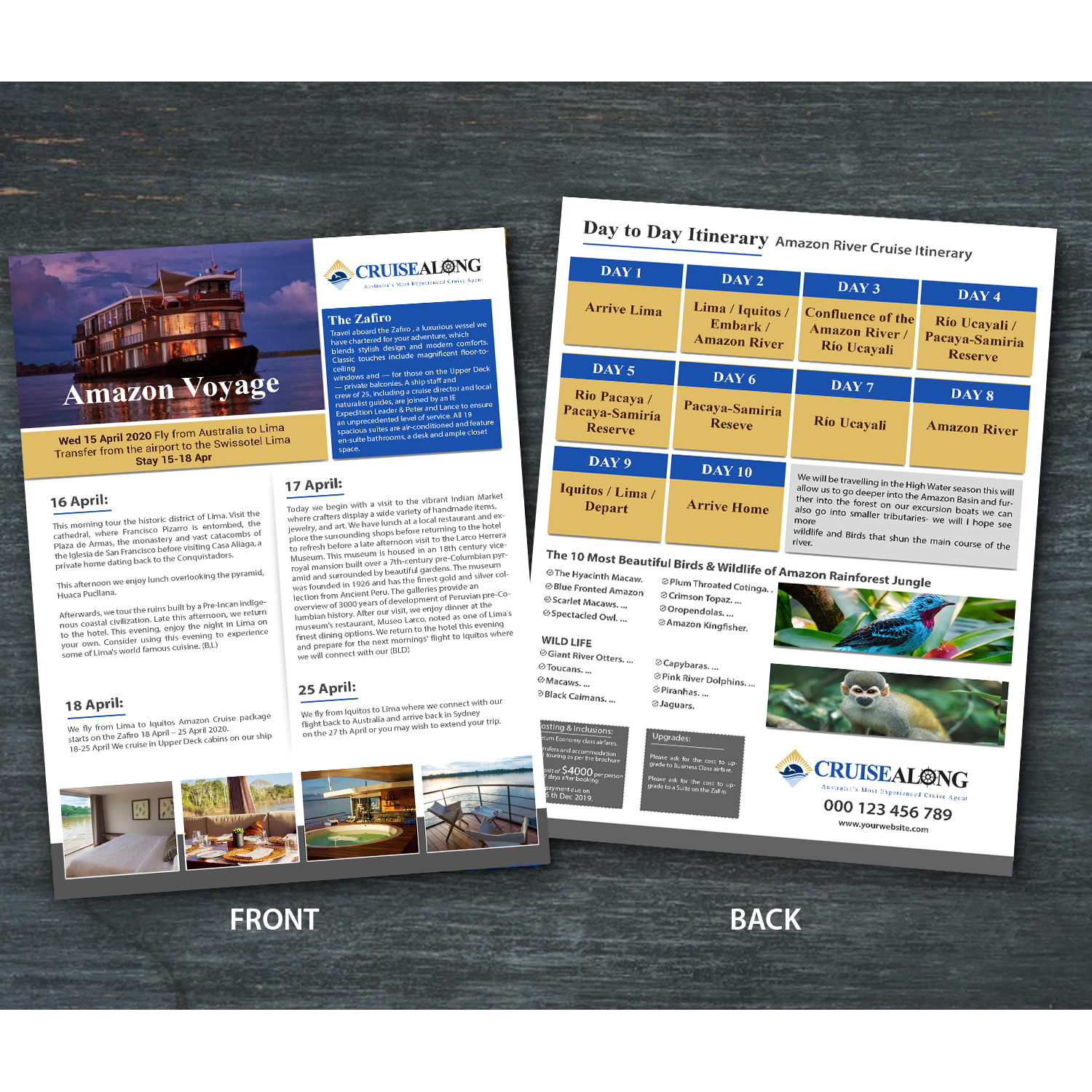 Diseño de Flyer por debdesign para CruiseAlong Pty Ltd | Diseño #20089779