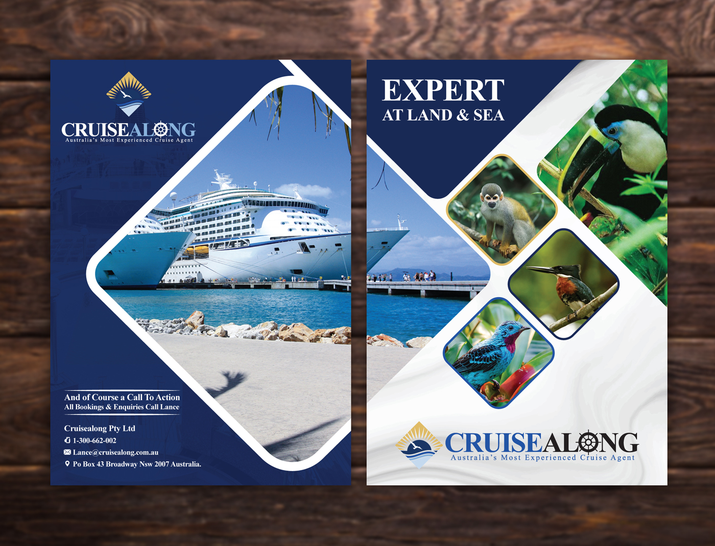 Flyer Design by Fusionex Studio for CruiseAlong Pty Ltd | Design #20109324