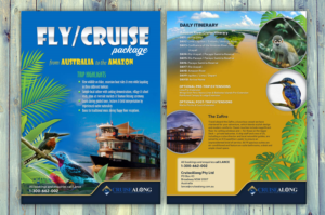 Flyer Design by lyndon for CruiseAlong Pty Ltd | Design #20134937