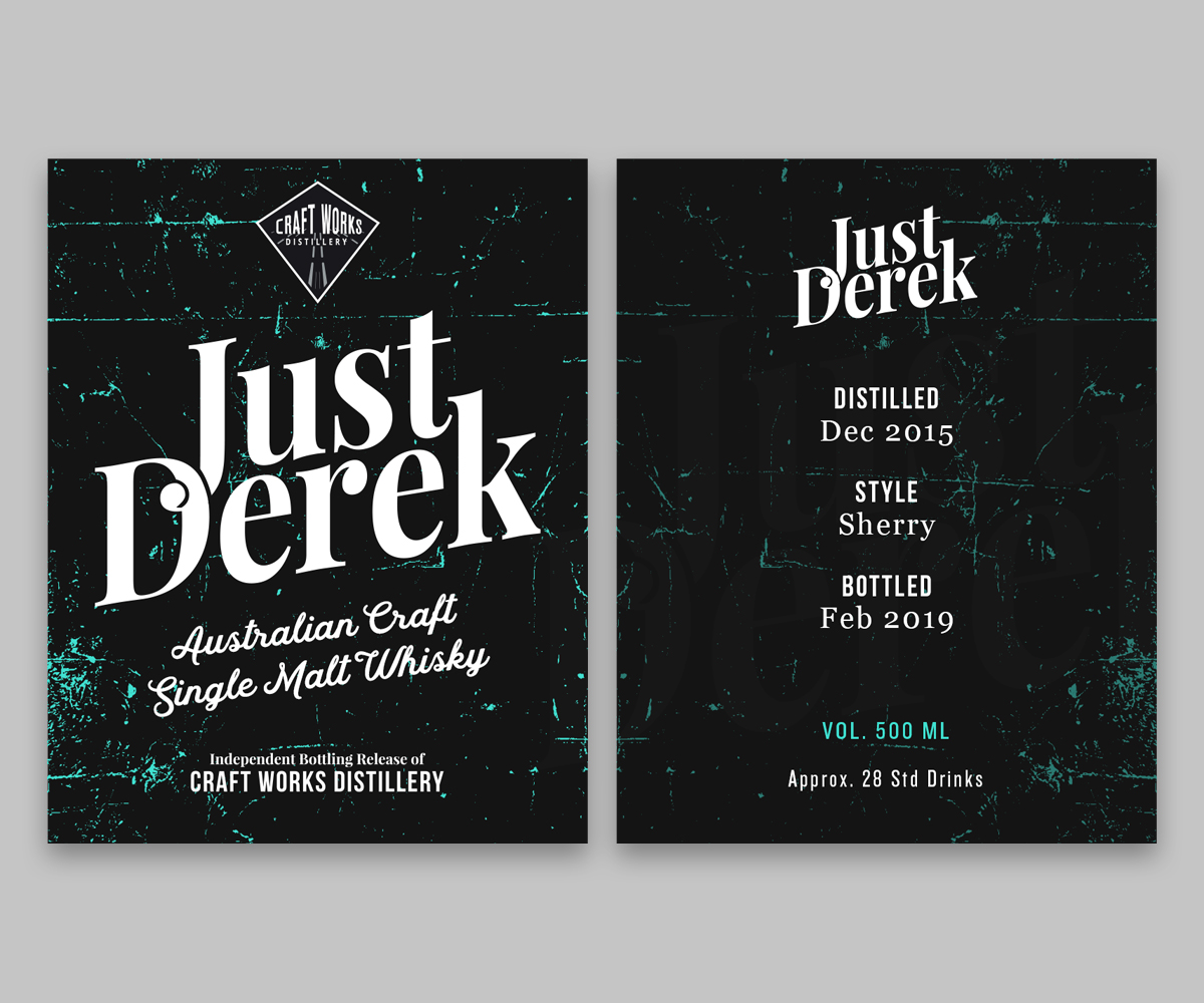 Etikett-Design von Mac Arvy für The Craft Works Whisky Co | Design #20150528