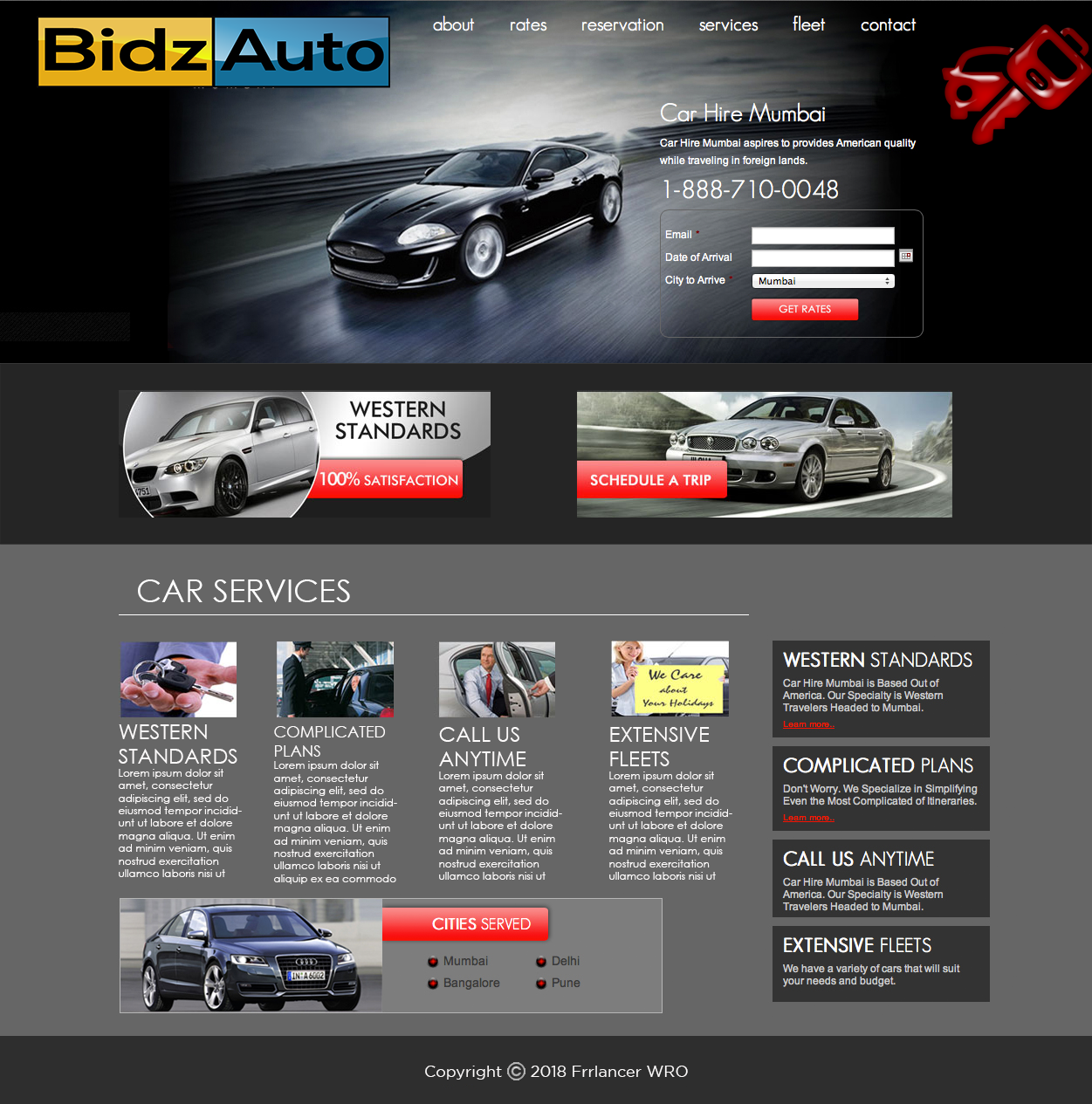 Web Design by Grebowiec Peter for this project | Design #20184404