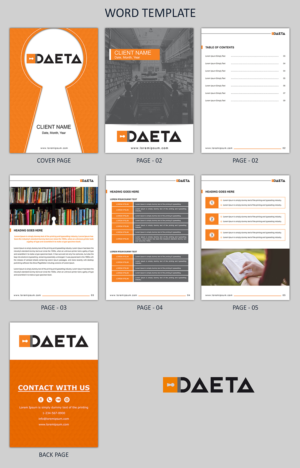 New Word Template Design Project | Word Template Design by SAI DESIGNS