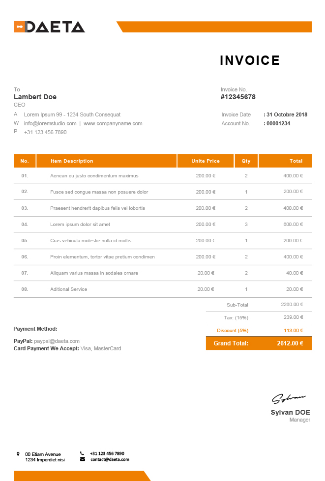 Word Template Design by Tazmani for this project | Design #20171912