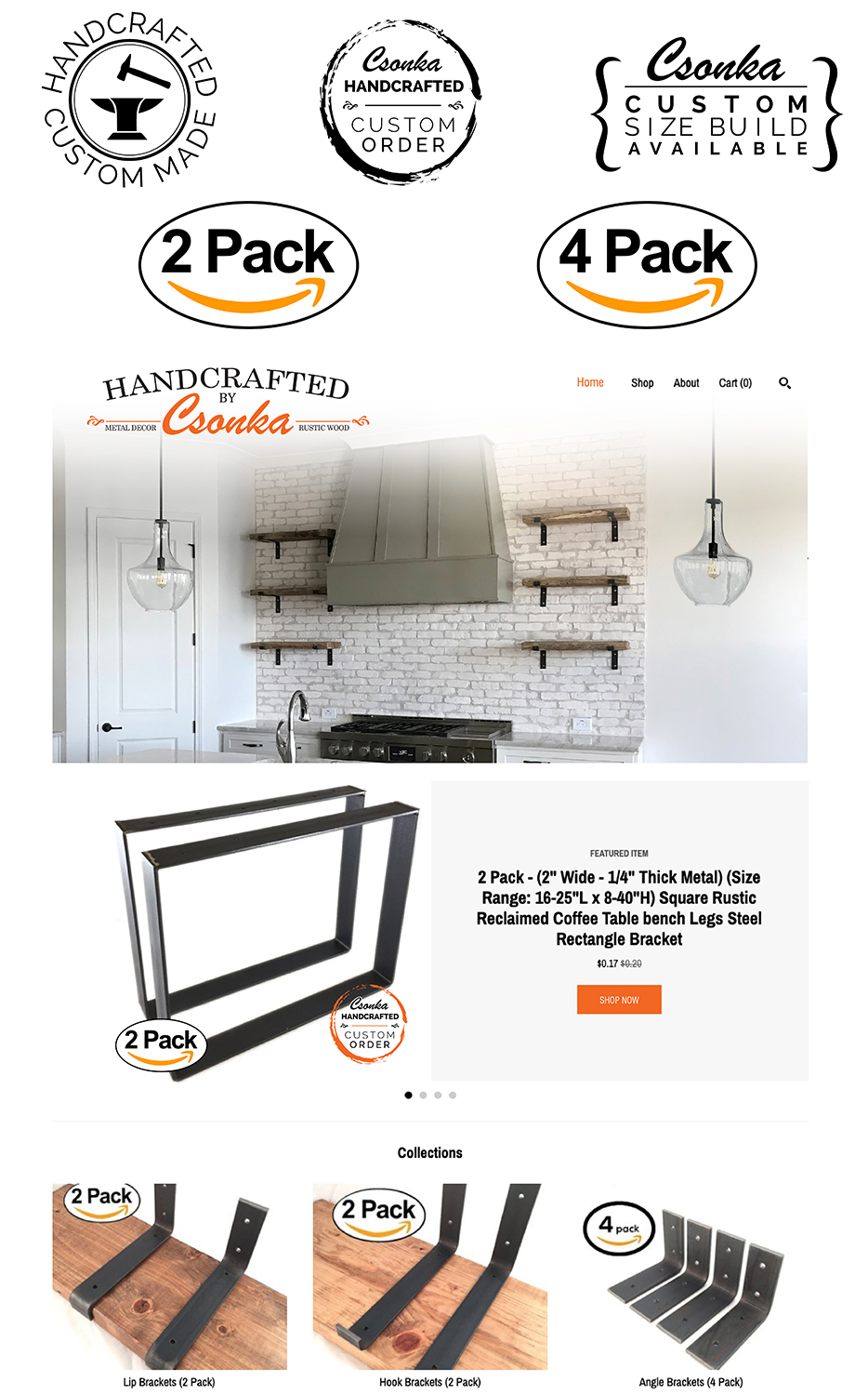 Icon Design by Martin Alonso for Csonka’s Custom Rustics LLC | Design #20090679