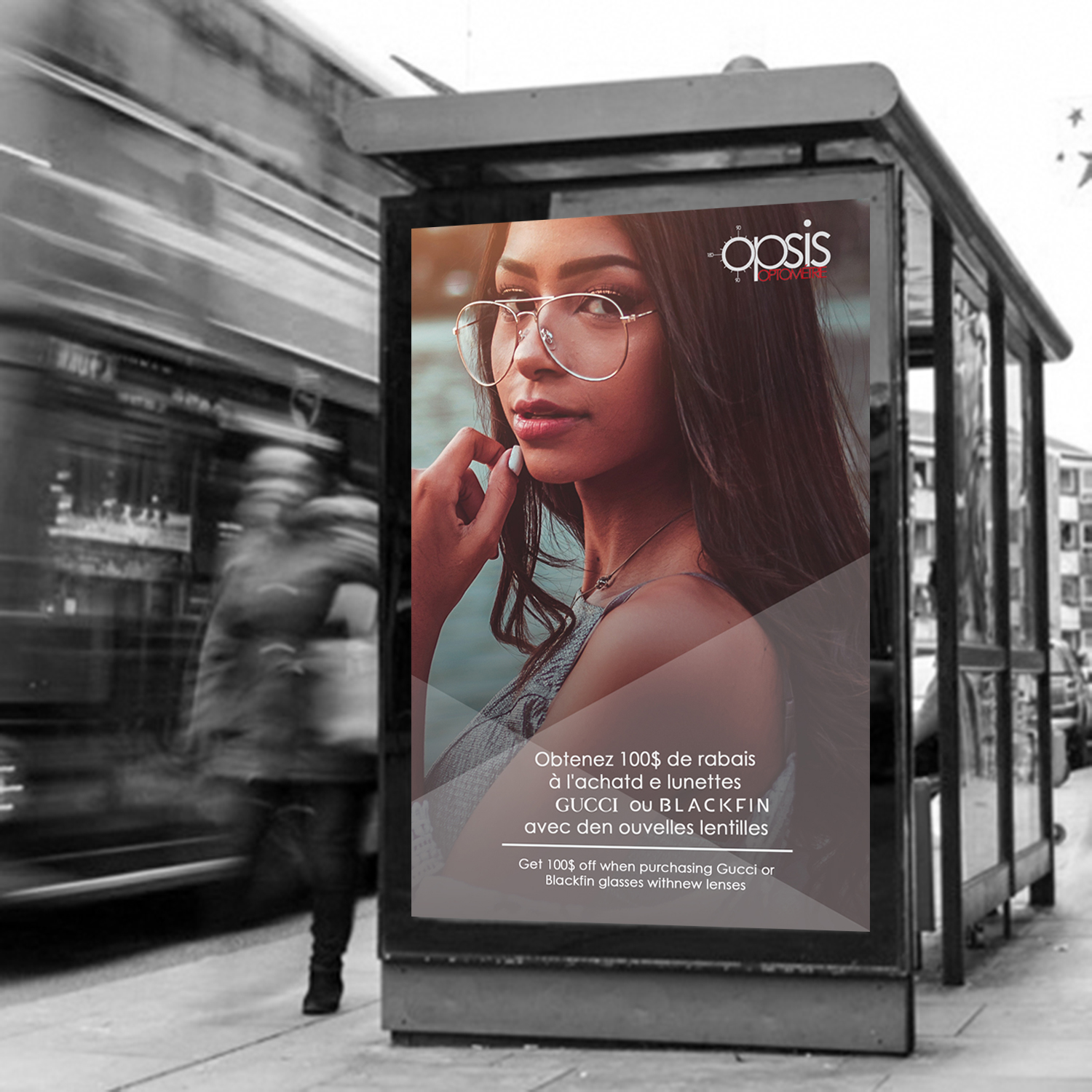 Modern, Upmarket, Eyewear Graphic Design for Opsis Optométrie by ...
