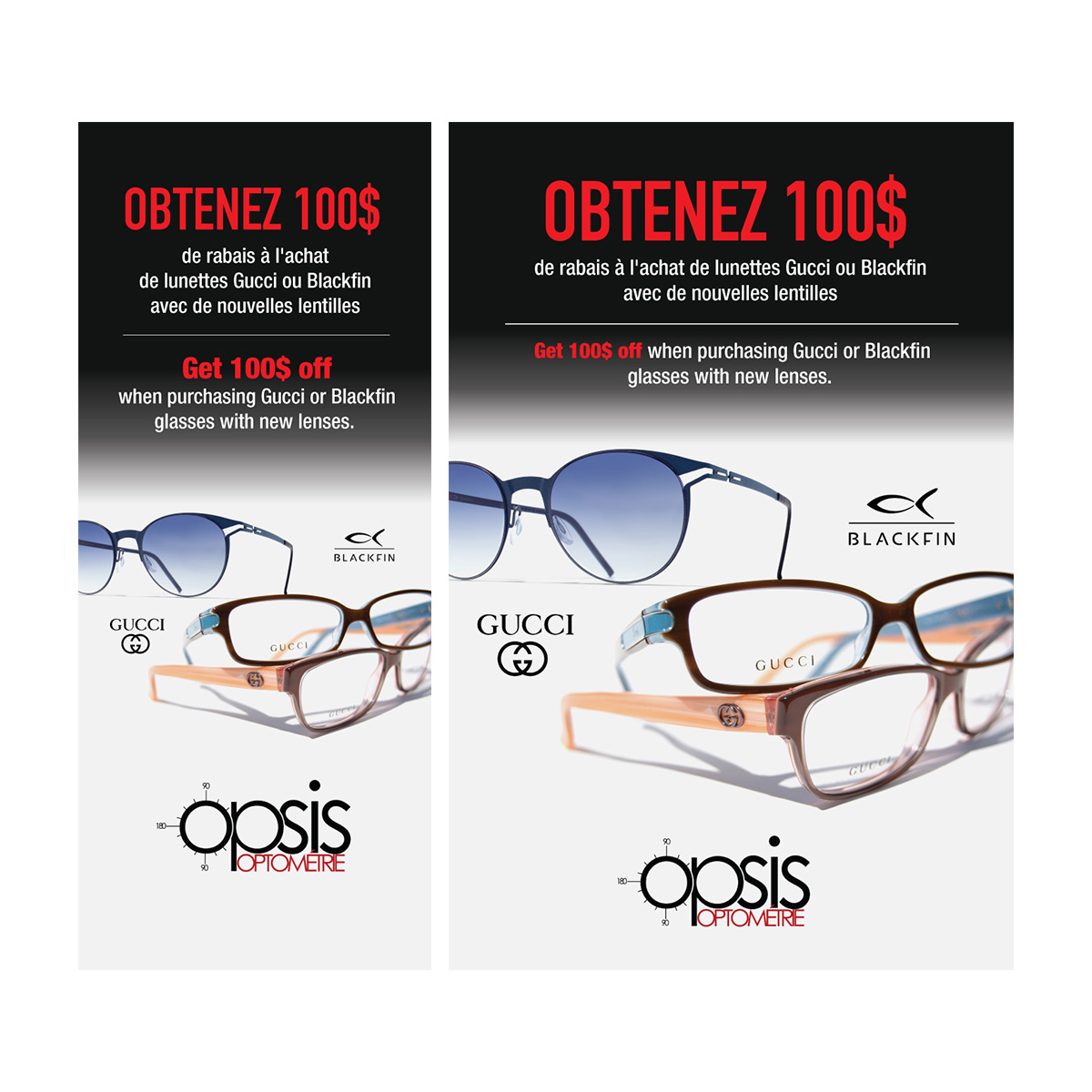 Diseño Gráfico por Valtti Design para Opsis Optométrie | Diseño #20131665