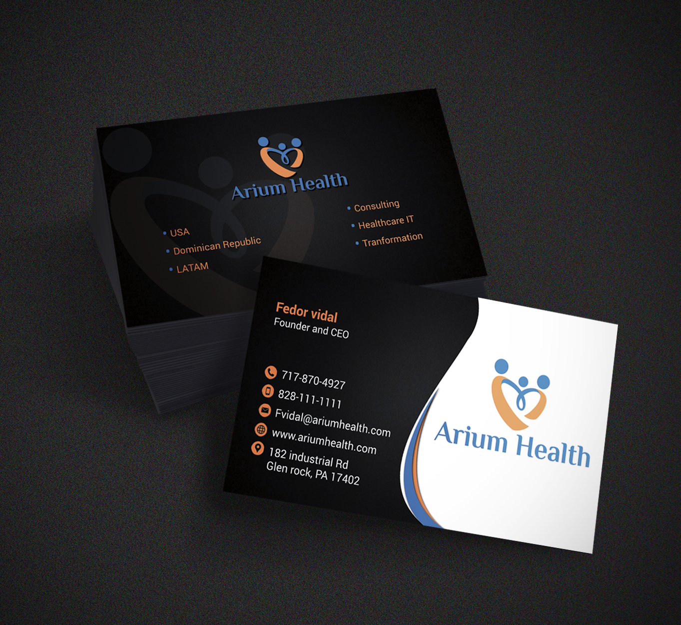 Business Card Design by Hardcore Design for Resolute Technology Partners | Design #20094780