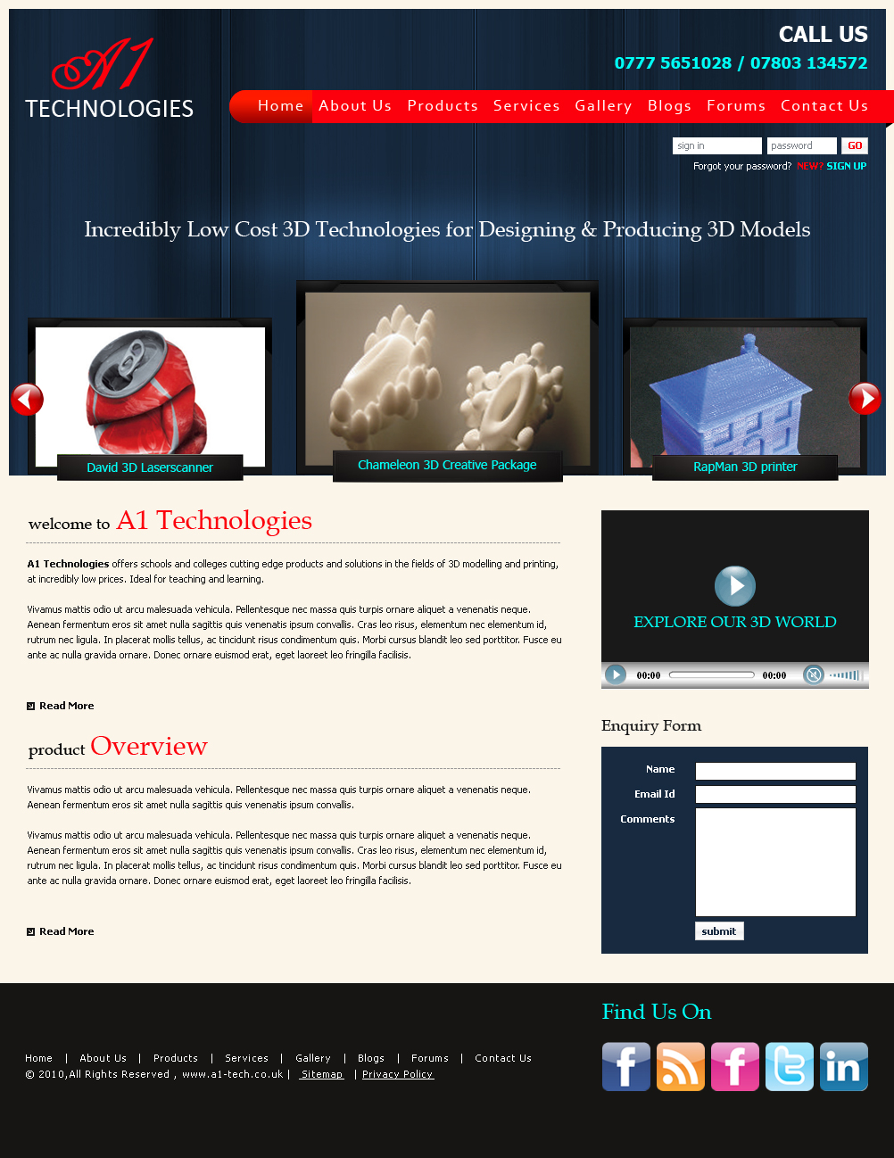 Diseño Web por Expert Designer para A1 Technologies Ltd | Diseño: #62203