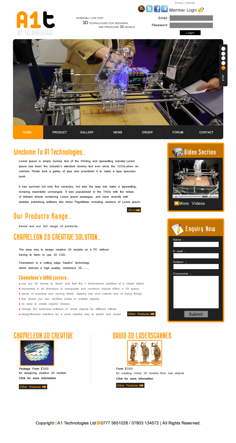 Diseño Web por Xtilez para A1 Technologies Ltd | Diseño #58876