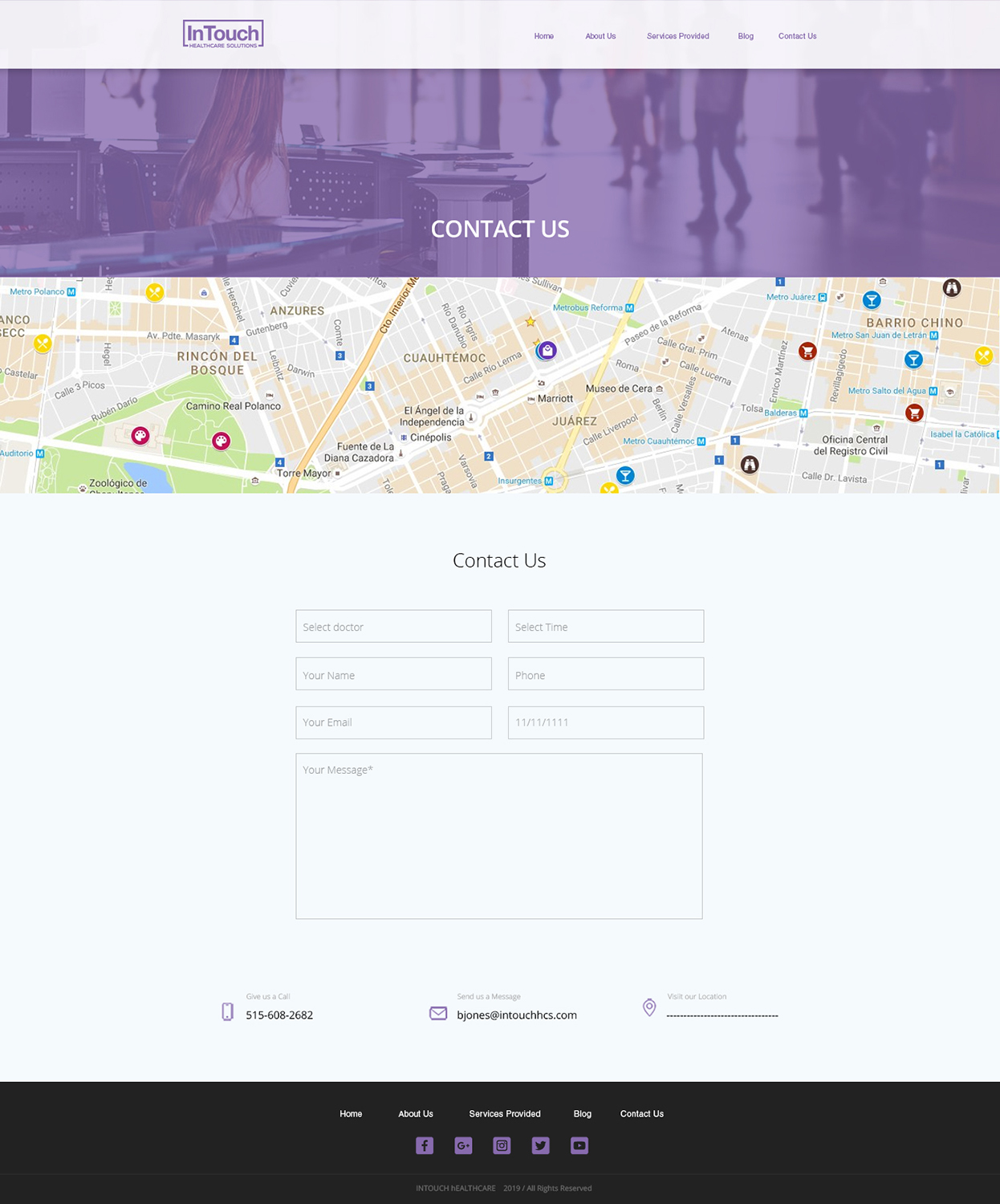 Web Design par Limecom pour InTouch Healthcare Solutions | Design #20147101