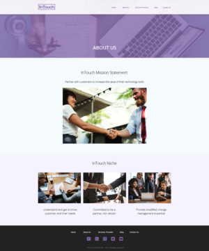 Web Design by Limecom for InTouch Healthcare Solutions | Design: #20147104