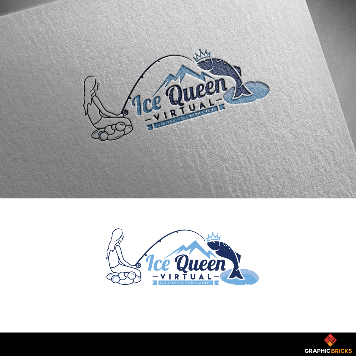 Playful Modern Recreation Logo Design For Ice Queen Virtual Ice Fishing Tournament By Logo No 1 Design 20133581