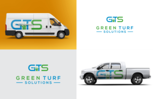GREEN TURF SOLUTIONS  or GTS   or GT solutions | Logo Design by fatiyadesign