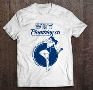Retro TEE Shirt Design for Plumbing Company | T-shirt Design by creative gravity
