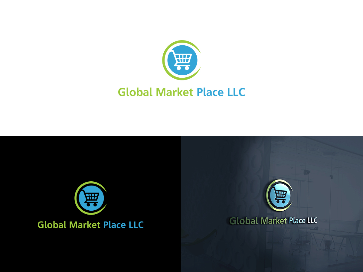 Logo Design by Slant Line Media for Global Market Group  | Design #20383172