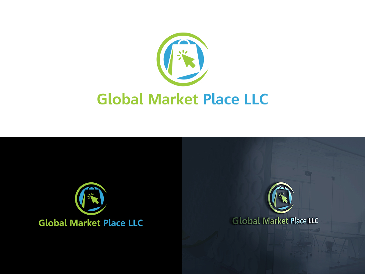 Logo Design by Slant Line Media for Global Market Group  | Design #20383173