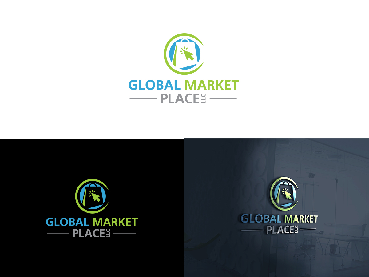 Logo Design by Slant Line Media for Global Market Group  | Design #20388462