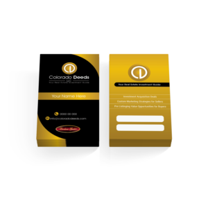 Real Estate Broker specializing in investment property needs business card | Diseño de Tarjeta de Presentación por Maxo-Biz