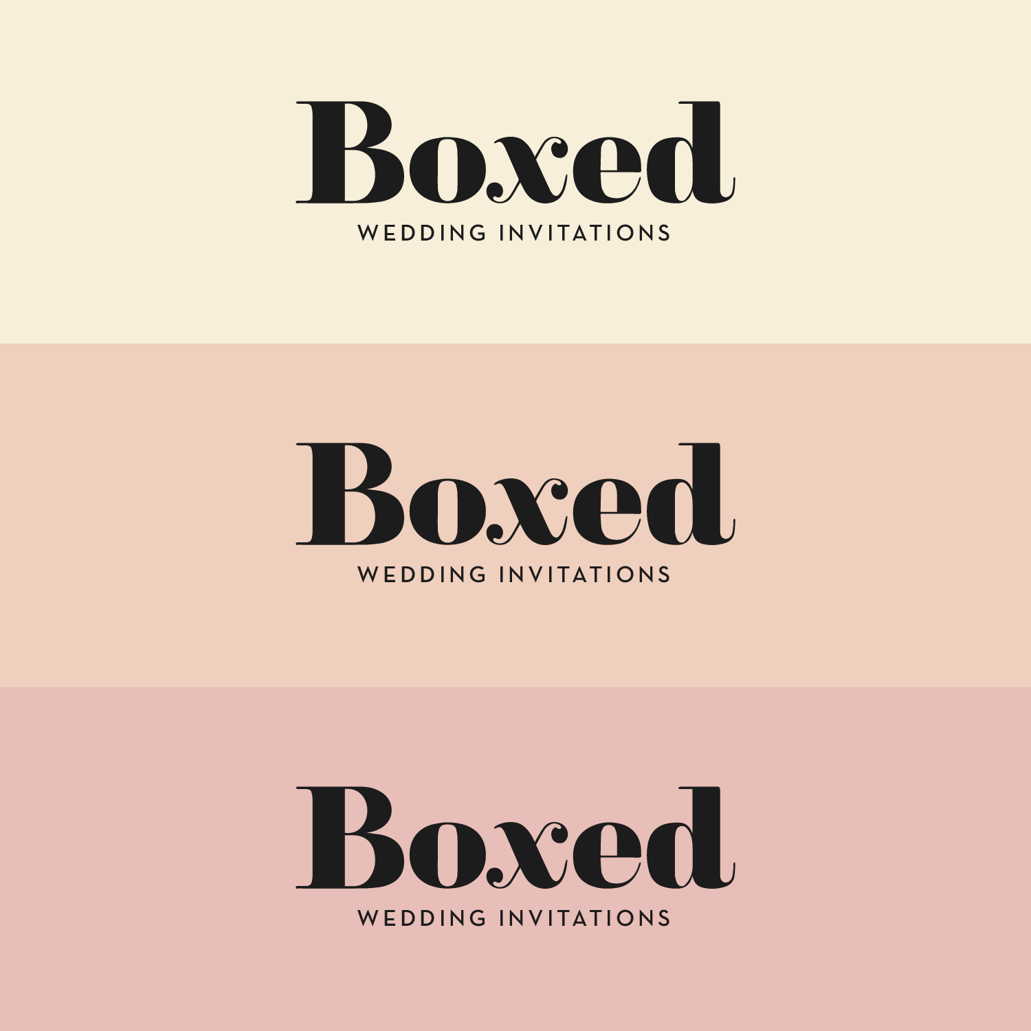 Diseño de Logo por Love Buzz para Boxed Wedding Invitations Corp | Diseño #20104292
