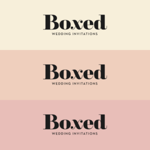 Logo Design by Love Buzz for Boxed Wedding Invitations Corp | Design: #20104292