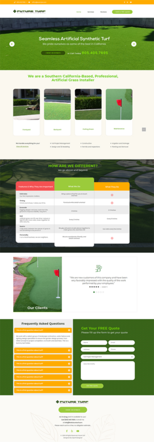 Landscaping | Turf | With Future Opportunities | Web-Design von Expert Designer