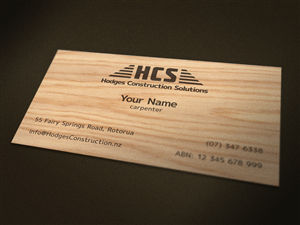 Young, modern, highly skilled carpenter needs business card design | Visitenkarten-Design von 96 alex