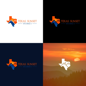 Texas Sunset Homes | Logo Design by GVisions