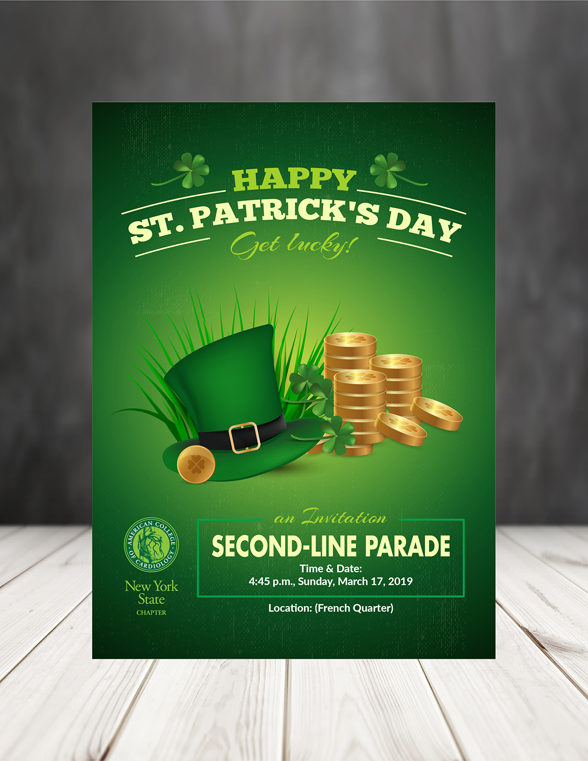 Flyer Design by Deziners Zone for The New York Cardiological Society, Inc. | Design #20109565