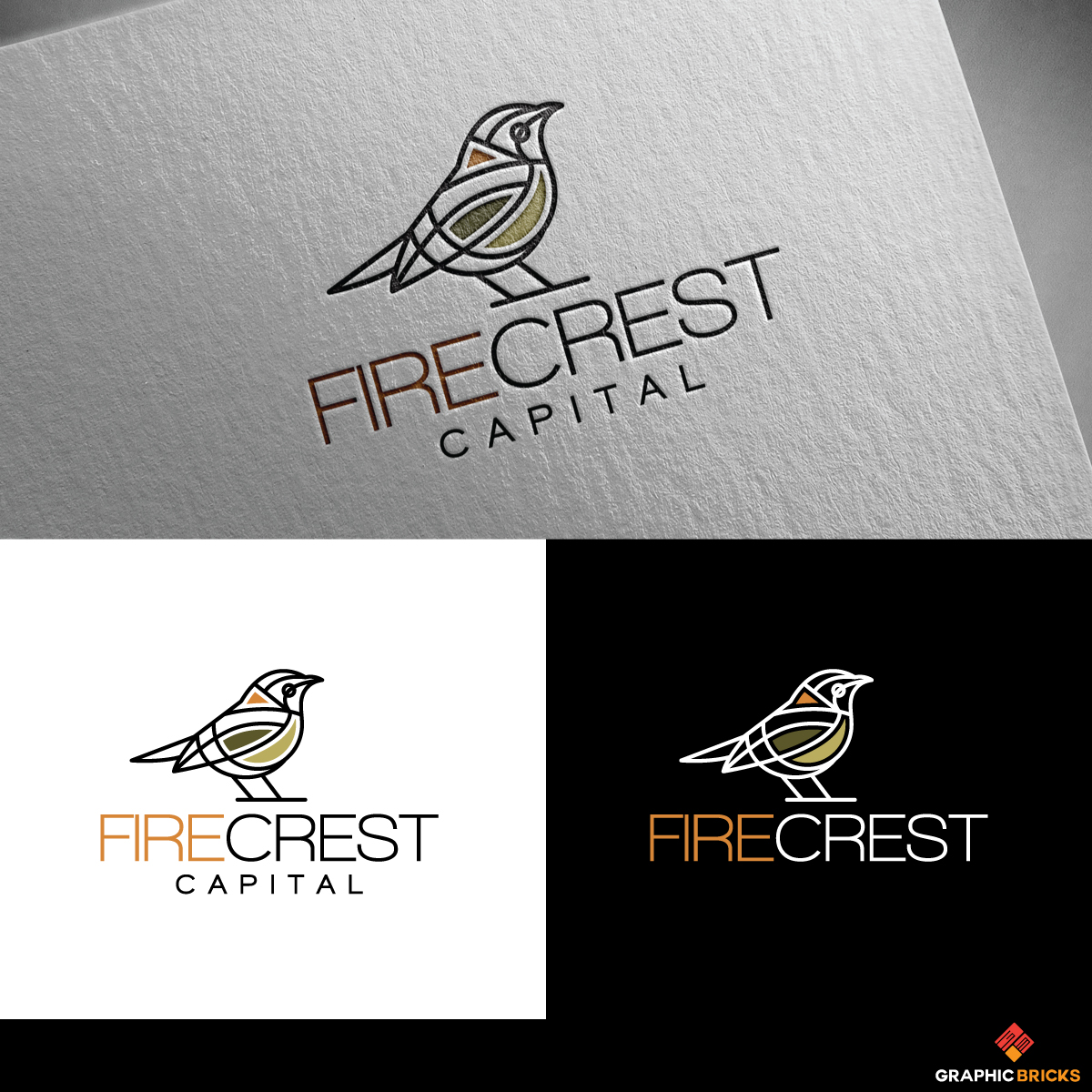 Logo Design by Graphic Bricks for Firecrest Capital | Design #20116917