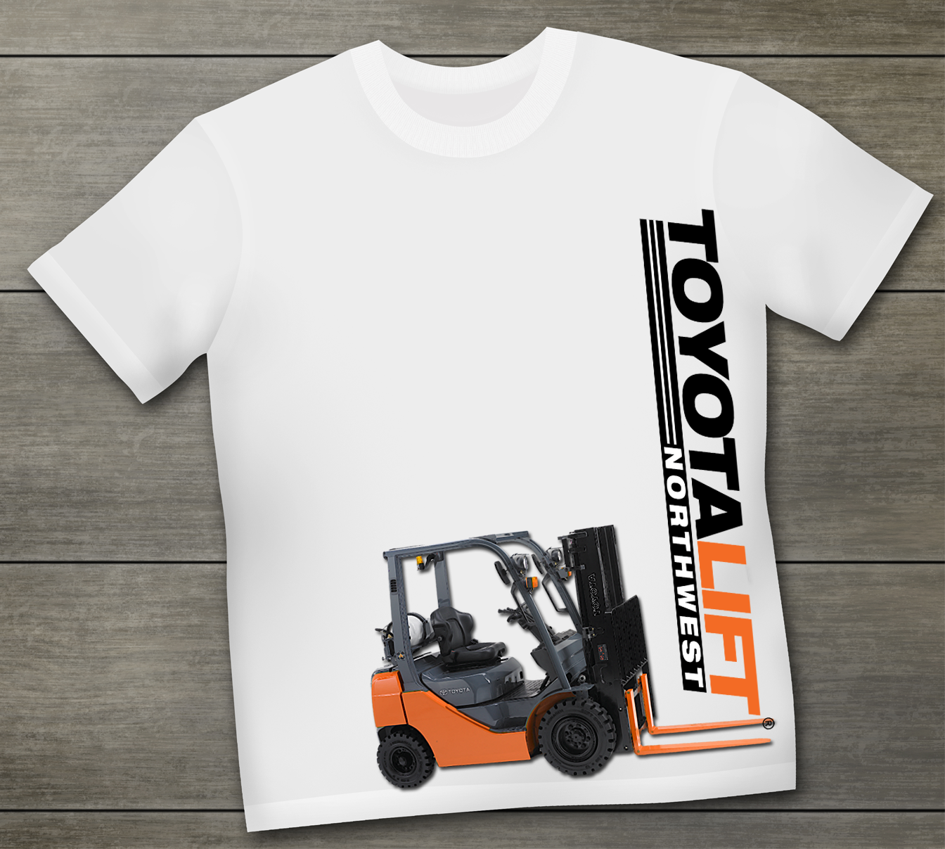 T-shirt Design by King Cozy for Toyota Lift Northwest | Design #20164936