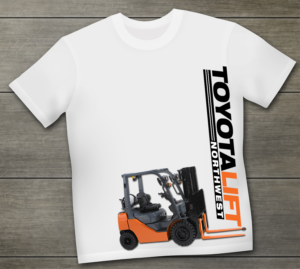 T-shirt Design by King Cozy for Toyota Lift Northwest | Design: #20164936