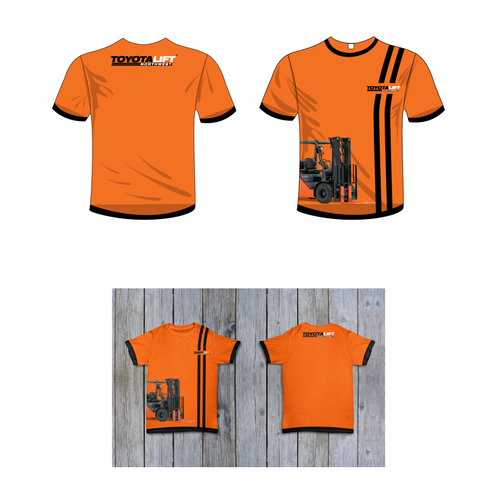 T-shirt Design by alitjuara for Toyota Lift Northwest | Design #20131124