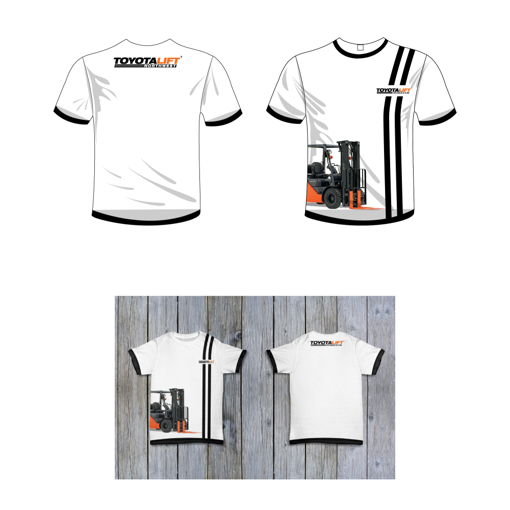 T-shirt Design by alitjuara for Toyota Lift Northwest | Design #20131125