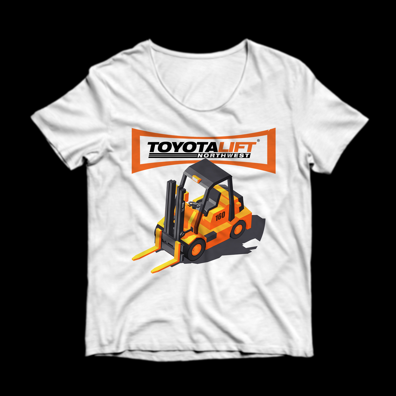T-shirt Design by aspiremedia for Toyota Lift Northwest | Design #20150892